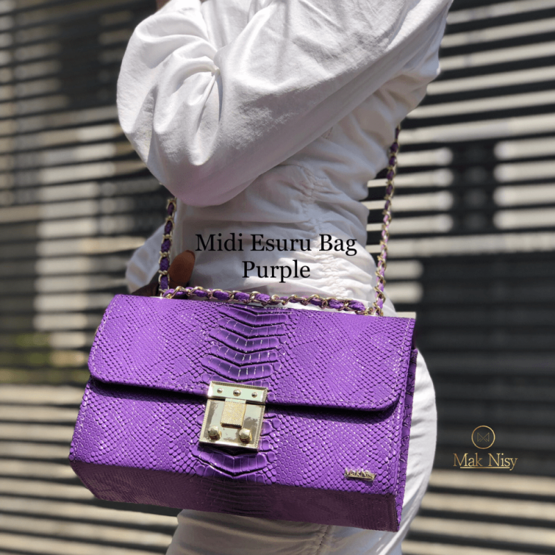 PURPLE MIDI ESURU BAG - Mak Nisy Online Store